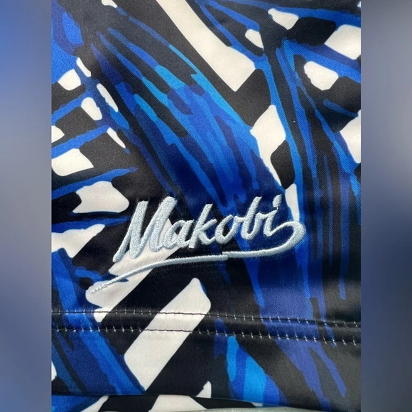 Makobi Mens Cargo Shorts Drawstring Blue Size 3XL - Picture 14 of 14